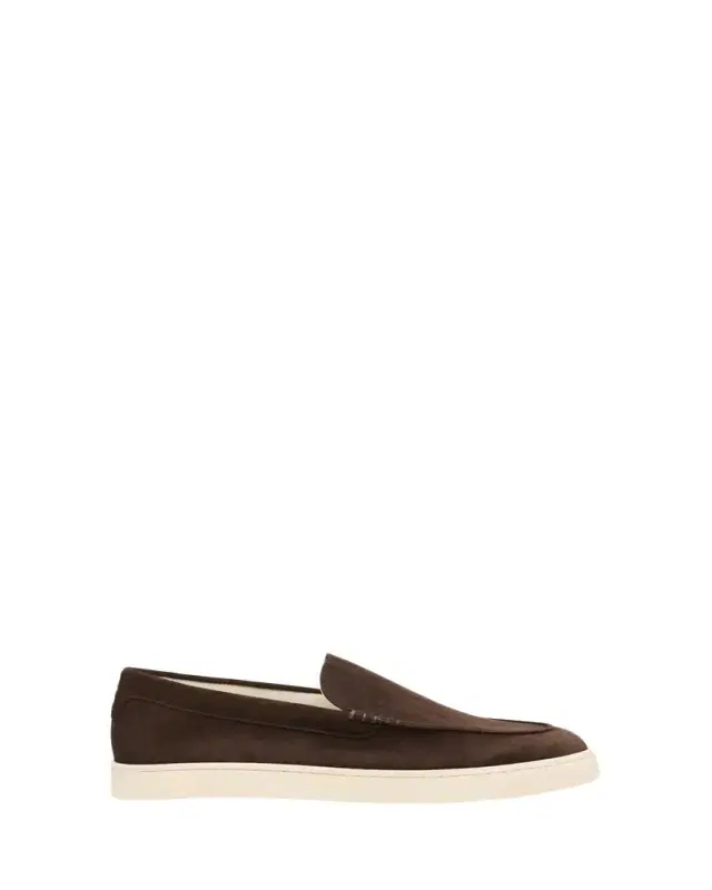 Brunello Cucinelli Men's Hybrid Venetian Suede Slip-Ons