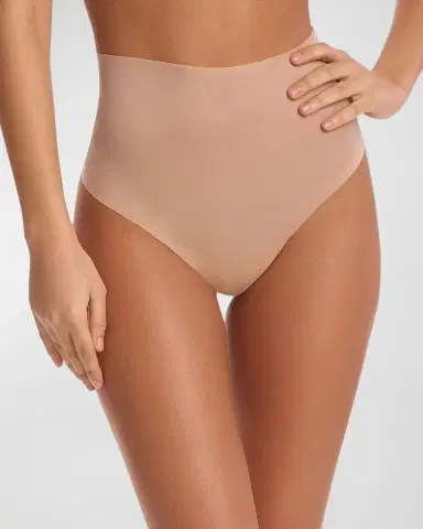 Commando Featherlight Control High-Rise Smoothing Thong | Thumbnail 1 Commando Featherlight Control High-Rise Smoothing Thong | Thumbnail 1
