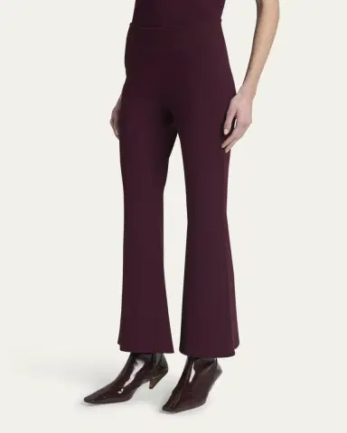 Stella McCartney Flared Knit Trousers | Thumbnail 4
