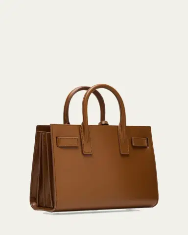 Saint Laurent Sac De Jour Nano Top-Handle Bag in Smooth Leather | Thumbnail 3