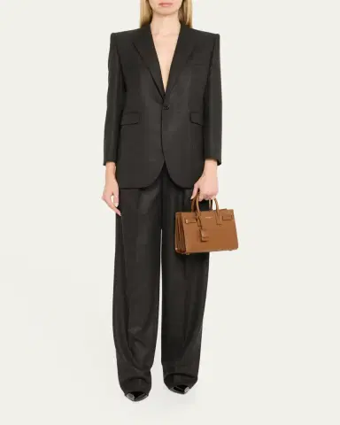 Saint Laurent Sac De Jour Nano Top-Handle Bag in Smooth Leather | Thumbnail 5