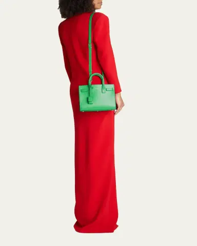Saint Laurent Sac De Jour Nano Top-Handle Bag in Smooth Leather | Thumbnail 9