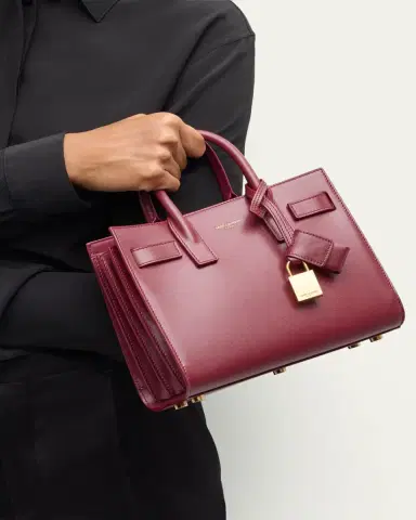 Saint Laurent Sac De Jour Nano Top-Handle Bag in Smooth Leather | Thumbnail 10