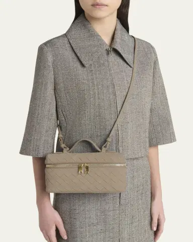 Bottega Veneta Bang Bang Vanity Intrecciato Suede Crossbody Bag | Thumbnail 2 Bottega Veneta Bang Bang Vanity Intrecciato Suede Crossbody Bag | Thumbnail 2