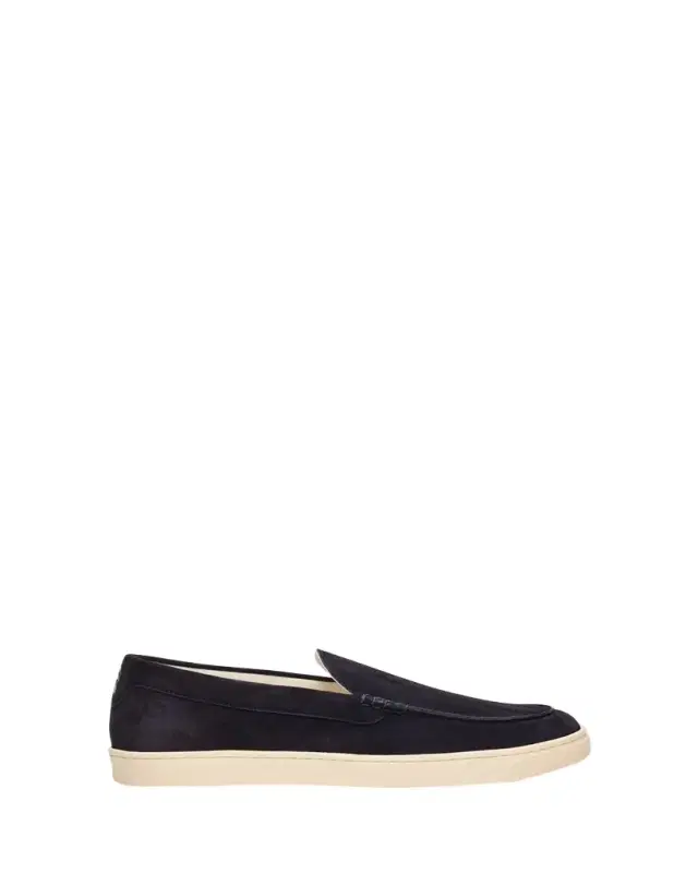 Brunello Cucinelli Men's Hybrid Venetian Suede Slip-Ons