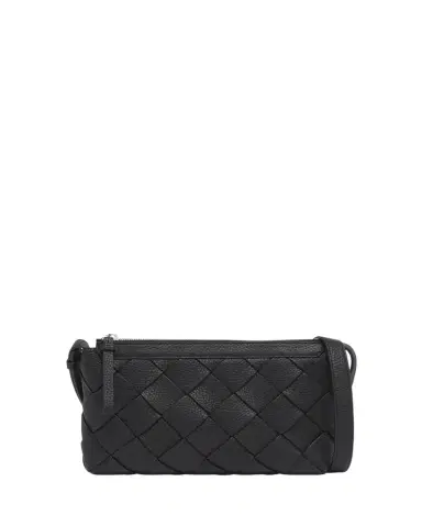 Bottega Veneta Men's Diago Zip Intreccio Taurillon Messenger Bag | Thumbnail 1