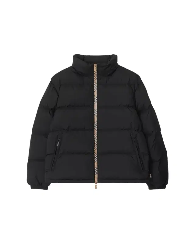 Burberry Men's Check-Zip Down Jacket