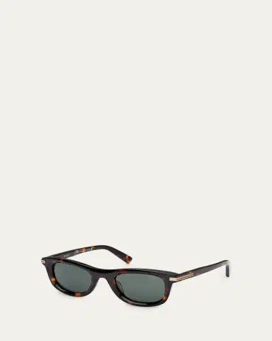 Zegna Men's Acetate Square Sunglasses | Thumbnail 2 Zegna Men's Acetate Square Sunglasses | Thumbnail 2