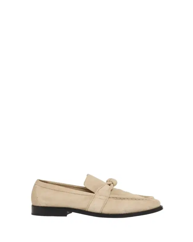 Astaire Knot Soft Suede Loafers