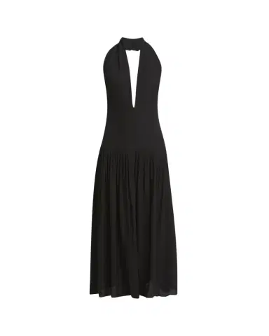 Proenza Schouler Tala Halter Viscose Georgette Dress | Thumbnail 1 Proenza Schouler Tala Halter Viscose Georgette Dress | Thumbnail 1