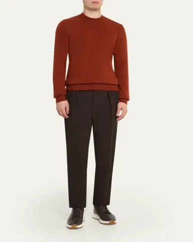 Guest in Residence Men's Cashmere Crewneck Sweater | Thumbnail 2