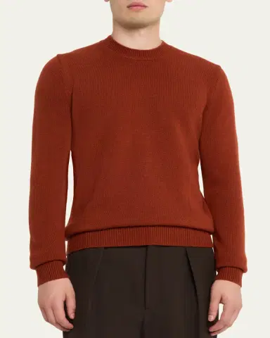 Guest in Residence Men's Cashmere Crewneck Sweater | Thumbnail 4