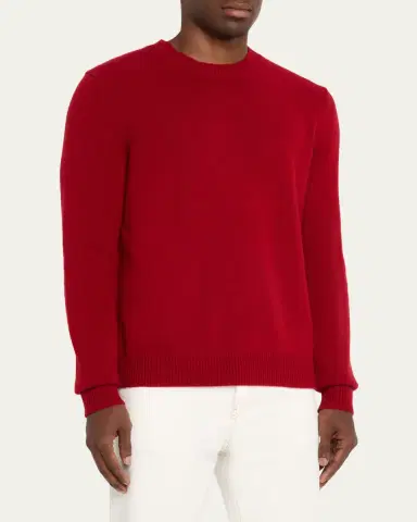 Guest in Residence Men's Cashmere Crewneck Sweater | Thumbnail 8