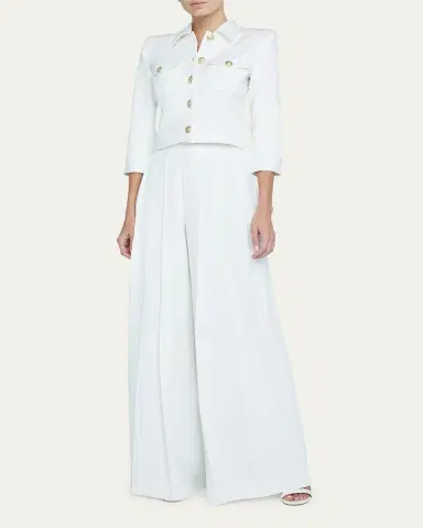 L'Agence Kumi Cropped Fitted Jacket | Thumbnail 6 L'Agence Kumi Cropped Fitted Jacket | Thumbnail 6