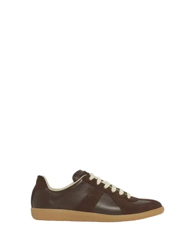 Maison Margiela Replica Suede & Leather Sneakers