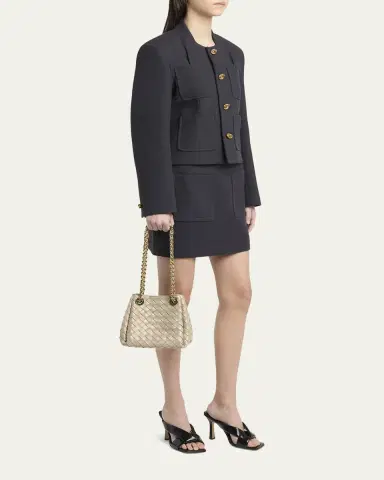 Bottega Veneta Small Parachute Leather Shoulder Bag | Thumbnail 5 Bottega Veneta Small Parachute Leather Shoulder Bag | Thumbnail 5