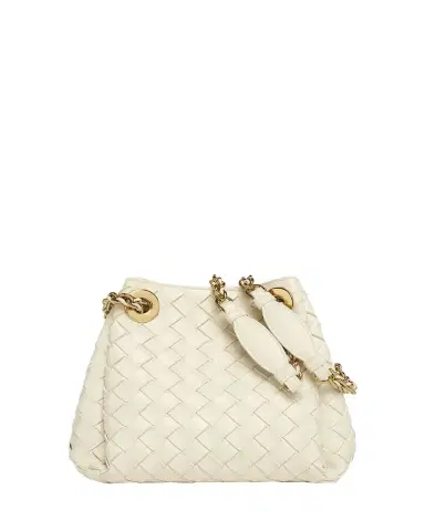 Bottega Veneta Small Parachute Leather Shoulder Bag | Thumbnail 1 Bottega Veneta Small Parachute Leather Shoulder Bag | Thumbnail 1