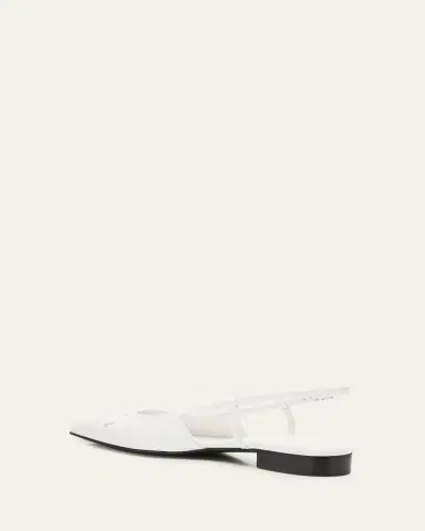 Marni Trunkaroo Leather Pointed-Toe Slingback Flats | Thumbnail 4 Marni Trunkaroo Leather Pointed-Toe Slingback Flats | Thumbnail 4