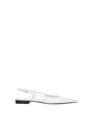 Marni Trunkaroo Leather Pointed-Toe Slingback Flats | Thumbnail 1 Marni Trunkaroo Leather Pointed-Toe Slingback Flats | Thumbnail 1