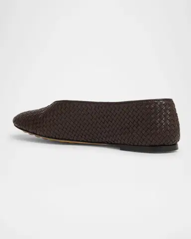 Bottega Veneta Micro Woven Nappa Leather Ballerina Flats | Thumbnail 3 Bottega Veneta Micro Woven Nappa Leather Ballerina Flats | Thumbnail 3