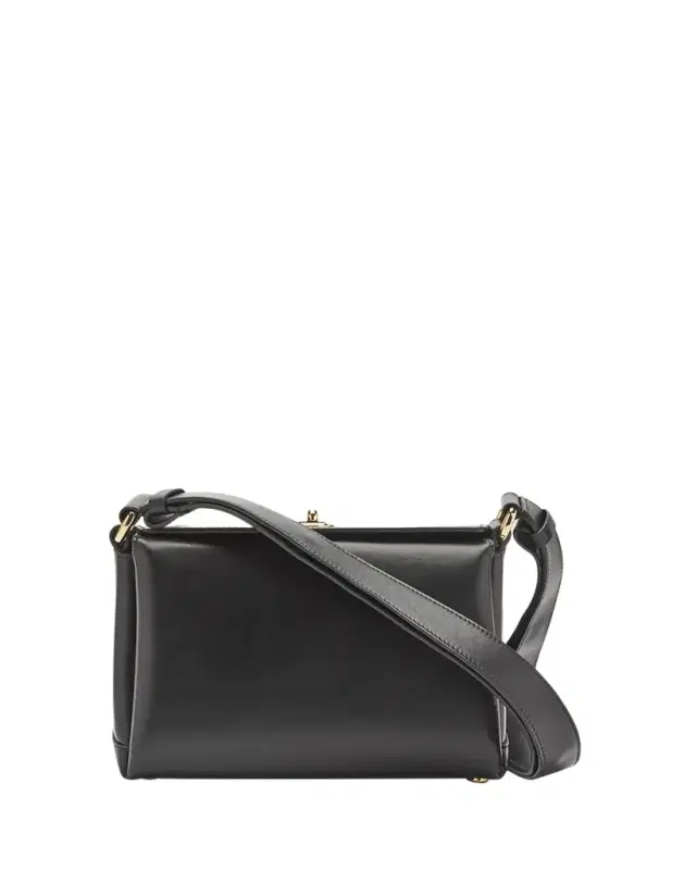Plan C Small Folded Shoulder Bag in Vitello Leather