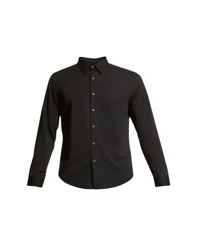 Theory Men's Sylvain Shirt in Structure Knit