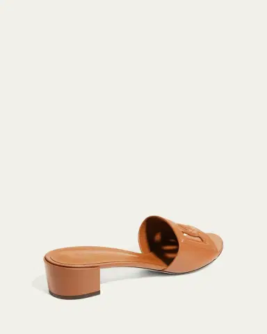 Dolce & Gabbana 40mm DG Cutout Leather Slide | Thumbnail 7 Dolce & Gabbana 40mm DG Cutout Leather Slide | Thumbnail 7