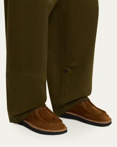 Loewe Faro Suede Lace-Up Derby Shoes | Thumbnail 2