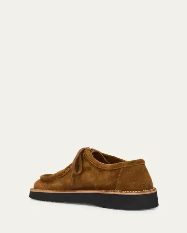 Loewe Faro Suede Lace-Up Derby Shoes | Thumbnail 4