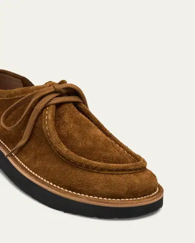 Loewe Faro Suede Lace-Up Derby Shoes | Thumbnail 5