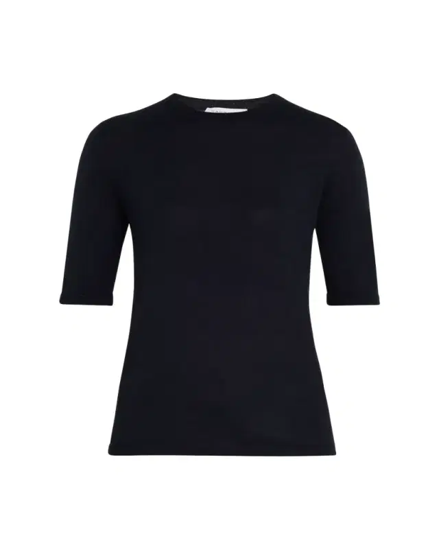 Gabriela Hearst Brunner Short-Sleeve Cashmere-Silk T-Shirt
