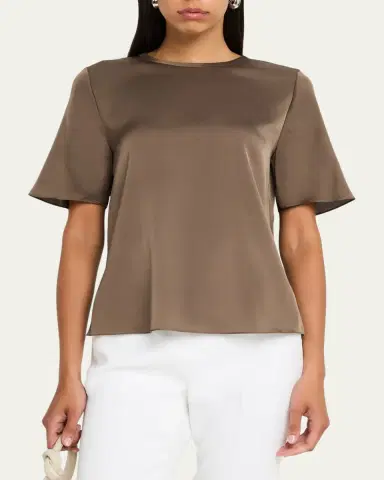 Kobi Halperin Maryl Crewneck Silk Blouse | Thumbnail 12 Kobi Halperin Maryl Crewneck Silk Blouse | Thumbnail 12