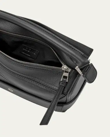 Loewe Puzzle Biker Top-Handle Bag in Shiny Leather | Thumbnail 4 Loewe Puzzle Biker Top-Handle Bag in Shiny Leather | Thumbnail 4