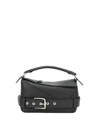 Loewe Puzzle Biker Top-Handle Bag in Shiny Leather | Thumbnail 1 Loewe Puzzle Biker Top-Handle Bag in Shiny Leather | Thumbnail 1