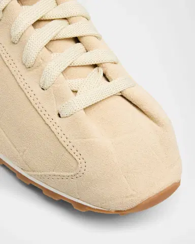 Jacquemus Les Tennis Croc-Embossed Suede Sneakers | Thumbnail 4 Jacquemus Les Tennis Croc-Embossed Suede Sneakers | Thumbnail 4