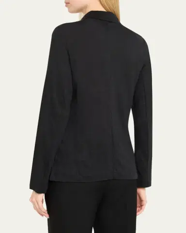 MAJESTIC FILATURES Stretch Linen One-Button Blazer | Thumbnail 3 MAJESTIC FILATURES Stretch Linen One-Button Blazer | Thumbnail 3