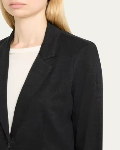 MAJESTIC FILATURES Stretch Linen One-Button Blazer | Thumbnail 5 MAJESTIC FILATURES Stretch Linen One-Button Blazer | Thumbnail 5