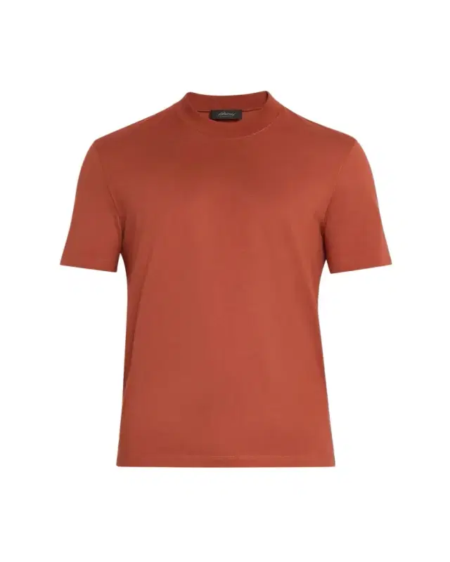 Men's Cotton and Cashmere Slim-Fit Crewneck T-Shirt