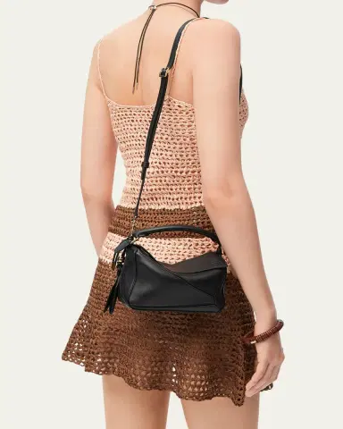 Loewe Puzzle Mini Top-Handle Bag in Nappa Leather | Thumbnail 5 Loewe Puzzle Mini Top-Handle Bag in Nappa Leather | Thumbnail 5