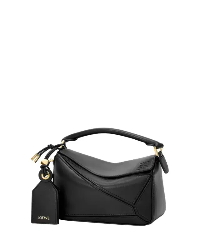 Puzzle Mini Top-Handle Bag in Nappa Leather Puzzle Mini Top-Handle Bag in Nappa Leather