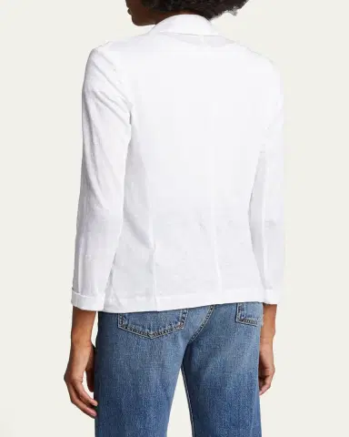 Majestic Filatures Stretch Linen One-Button Blazer | Thumbnail 3