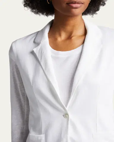 Majestic Filatures Stretch Linen One-Button Blazer | Thumbnail 5