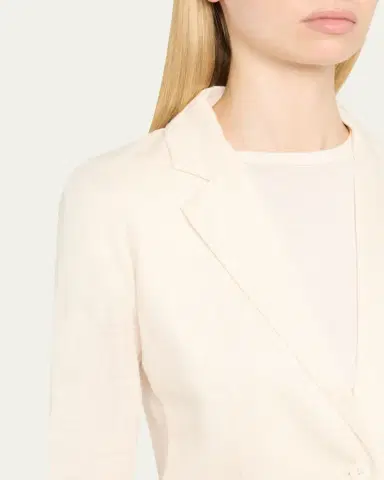 Majestic Filatures Stretch Linen One-Button Blazer | Thumbnail 9