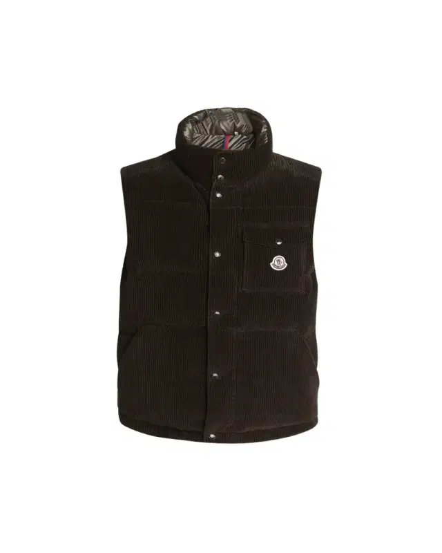 Moncler Men's Agen Full-Zip Corduroy Vest