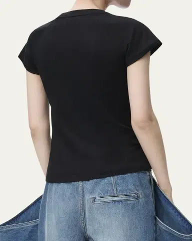 Loewe Ribbed Anagram Short-Sleeve Tee | Thumbnail 2 Loewe Ribbed Anagram Short-Sleeve Tee | Thumbnail 2