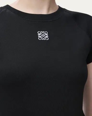 Loewe Ribbed Anagram Short-Sleeve Tee | Thumbnail 3 Loewe Ribbed Anagram Short-Sleeve Tee | Thumbnail 3