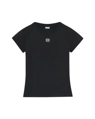 Loewe Ribbed Anagram Short-Sleeve Tee | Thumbnail 1 Loewe Ribbed Anagram Short-Sleeve Tee | Thumbnail 1