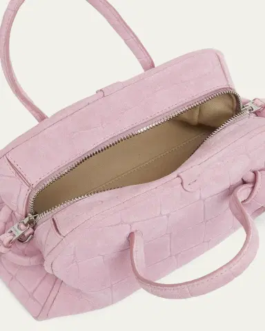 Jacquemus Le Petit Turismo Croc-Embossed Suede Bowling Bag | Thumbnail 4 Jacquemus Le Petit Turismo Croc-Embossed Suede Bowling Bag | Thumbnail 4