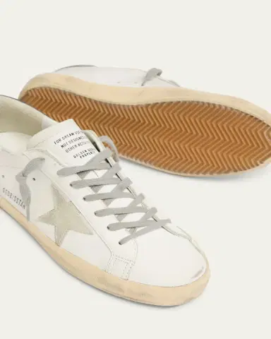 Golden Goose Men's Super-Star Leather and Suede Low-Top Sneakers | Thumbnail 5