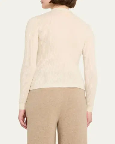 Guest in Residence Shrunken Crewneck Sweater in Cashmere | Thumbnail 7